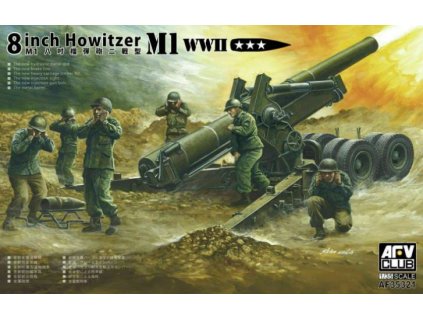 AF35321 8 Inch Howitzer M1 WW2