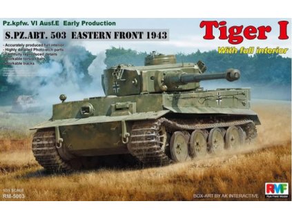 RM 5003 Pz.kpfw.VI Ausf. E Early Production Tiger I S.PZ.ABT. 503 Eastern Front 1943 w full interior