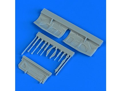1/48 F-16A/B Fighting Falcon undercarriage covers (Hasegawa)