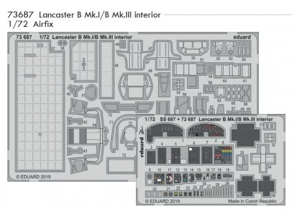73687 Lancaster B Mk.I B Mk.III interior 1 72