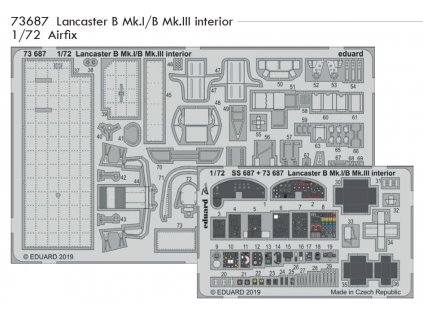 73687 Lancaster B Mk.I B Mk.III interior 1 72