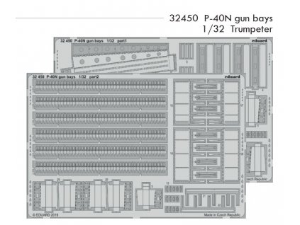 32450 P 40N gun bays 1 32 Trumpeter