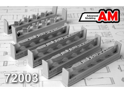 72003 1 72 Mast rack BD3 USK A (4 pcs.)