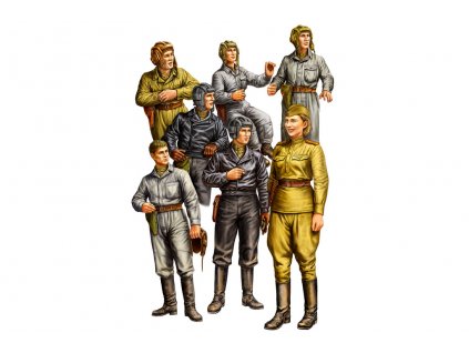 1/35 Russian Tank Crew
