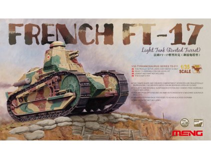 MENTS 011 French FT 17 Riveted turret