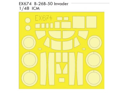 EX674 B 26B 50 Invader 1 48 ICM
