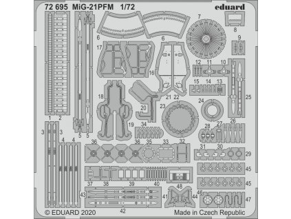 1/72 MiG-21PFM (EDUARD)