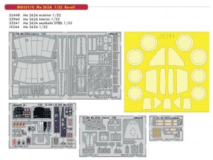 BIG33110 Me 262A 1 32 Revell