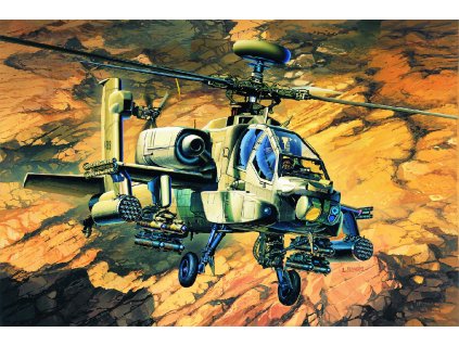 Model Kit vrtulník 12262 - AH-64A (1:48)