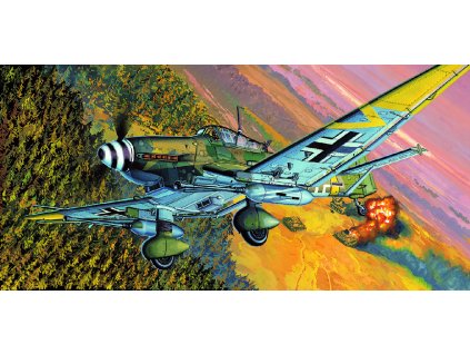Model Kit letadlo 12404 - JU87G-2 STUKA "KANONEN VOGEL" (1:72)