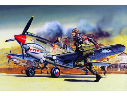 Model Kit letadlo 12456 - P-40B (1:72)