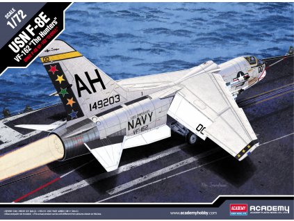 Model Kit letadlo 12521 - USN F-8E VF-162 "The Hunters" (1:72)