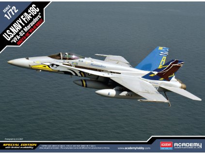 Model Kit letadlo 12534 - F/A-18C U.S NAVY VFA-82 "MARAUDERS" LE: (1:72)