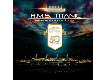 Model Kit loď 14226 - R.M.S TITANIC PREMIUM EDITION WITH LED (1:400)