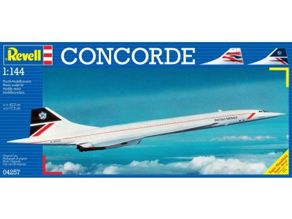 Plastic ModelKit letadlo 04257 - Concorde "British Airways" (1:144)