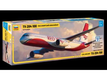 Model Kit letadlo 7023 - Tupolev TU - 204-100 (1:144)