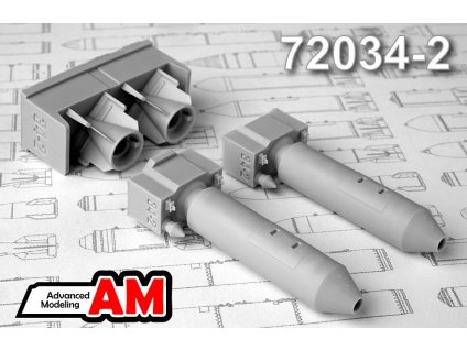 1/72 ODAB-500OF Air-Fuel Explosive Bomb (2 pcs.)