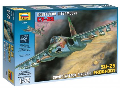 Model Kit letadlo 7227 - SU-25 (1:72)