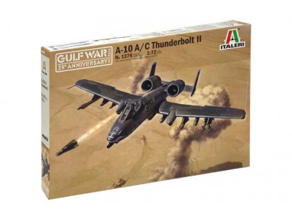 Model Kit letadlo 1376 - A-10 A/C THUNDERBOLT ll - GULF WAR (1:72)