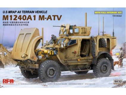 RM 5032 U.S MRAP All Terrain Vehicle M1240A1 M ATV with full interior