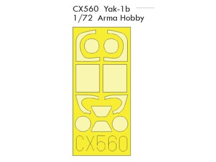 CX560 Yak 1b 1 72 Arma hobby
