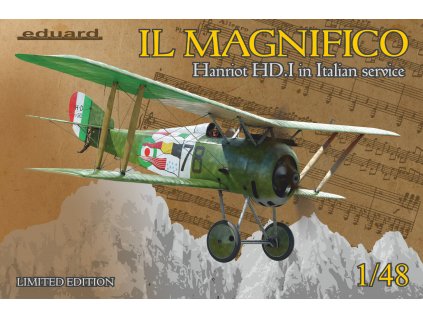 1/48 IL MAGNIFICO Hanriot HD.I in Italian service (11139)