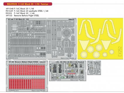 BIG49242 F 16C Block 25 1 48 Tamiya