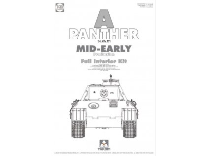 2098 Panther Ausf. A mid. early full interior kit