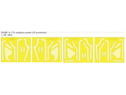 EX688 B 17G antiglare panels (VE production) HKM 1 48