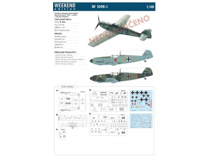 84158 Bf 109E 1 weekend