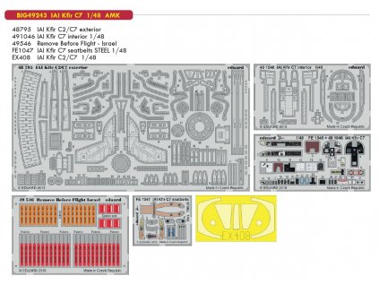 BIG49243 IAI Kfir C7 1 48 AMK