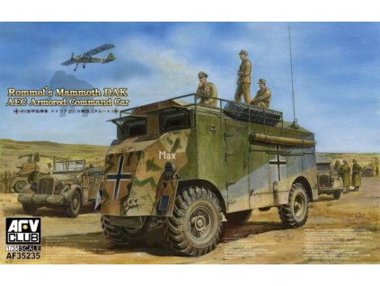 AF35235 Rommel's Mammoth DAK AEC Armored Command Car
