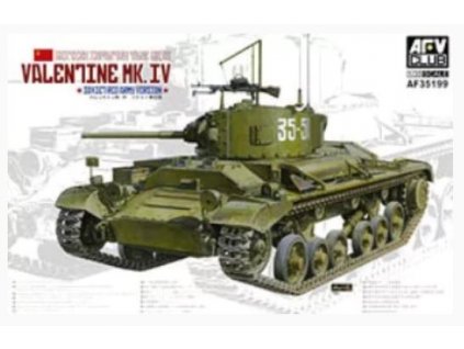 AF35199 British Infantry Tank Mk.III Valentine Mk.IV Soviet Red Army Version