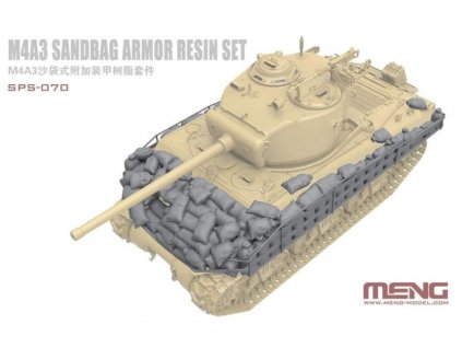 SPS 070 M4A3 Sandbag Armor Resin Set