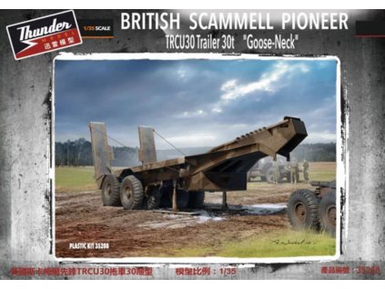 35208 British Scammell Pioneer TRCU30 Trailer 30t Goose Neck