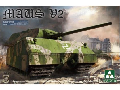 2050 WWII German Super Heavy Tank Maus V2
