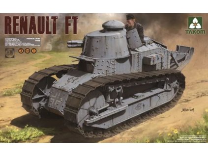 1004 French Light Tank Renault FT 17 (3 in 1)