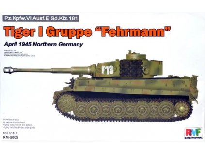 RM 5005 Tiger I Gruppe Fehrmann April 1945 Northern Germany