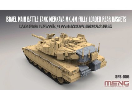 SPS 056 Israel Main Battle Tank Merkava Mk.4M Fully Loaded Rear Baskets