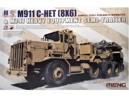 SS 013 U.S. M911 C HET (8x6) and M747 Heavy Equipment Semi Trailer