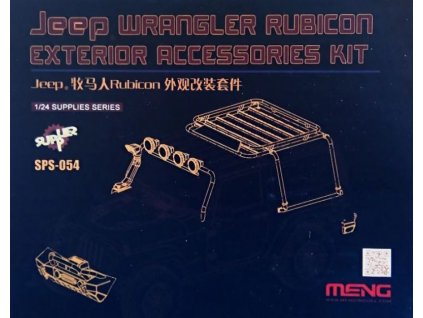 SPS 054 Jeep Wrangler Rubicon Exterior Accessories Kit