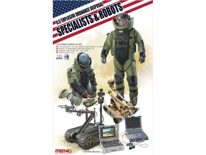 HS 003 U.S. Explosive ordnance disposal specialists & robots