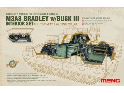SPS 017 U.S. Cavalry Fighting Vehicle M3A3 Bradley with BUSK III