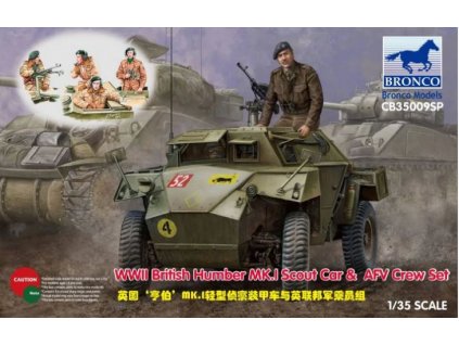 CB35009SP WWII British Humber Mk.I Scout Car & AFV Crew Set