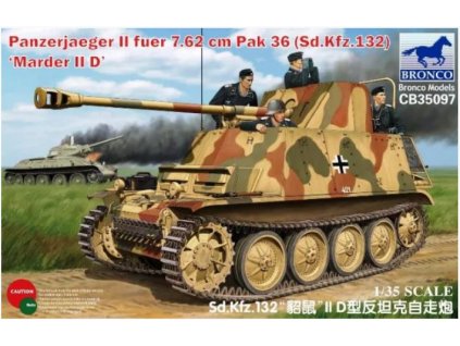 CB35097 Panzerjaeger II fuer 7.62 cm PaK 36 (Sd.Kfz. 132) Marder II D