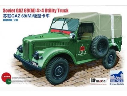 CB35096 Soviet GAZ 69(M) 4X4 Utility Truck