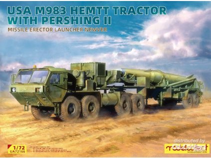 1/72 USA M983 Hemtt Tractor With Pershing II Missile Erector Launcher