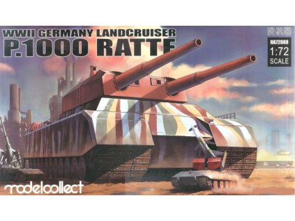 UA72088 WWII Germany Landcruiser P.1000 Ratte