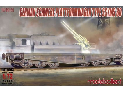 UA72043 Germany Schwerer Plattformwagen Type SSyms 80