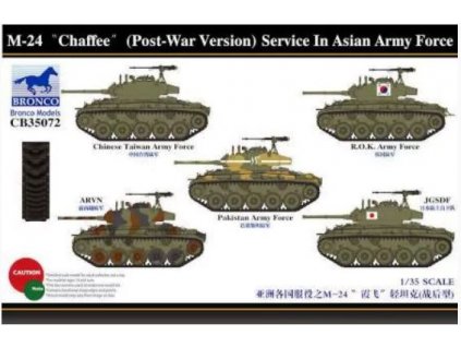 CB35072 M24 Chaffee (Post War Version) Service in Asian Army Force